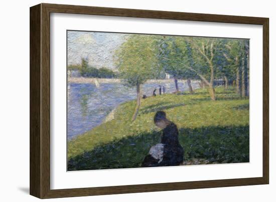 Study for Sunday on la Grande Jatte-Georges Seurat-Framed Giclee Print