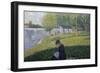 Study for Sunday on la Grande Jatte-Georges Seurat-Framed Giclee Print