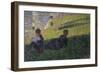 Study for Sunday on la Grande Jattte-Georges Seurat-Framed Giclee Print