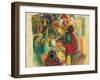 Study for 'Tall Portuguese Woman' (1916); Etude Pour 'La Grande Portugaise', 1915 (Oil and Wax on P-Robert Delaunay-Framed Giclee Print