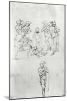 Study for the Adoration of the Shepherds-Leonardo da Vinci-Mounted Giclee Print