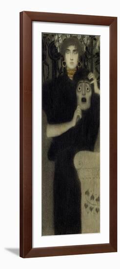 Study for the Allegory of Tragedy-Gustav Klimt-Framed Giclee Print