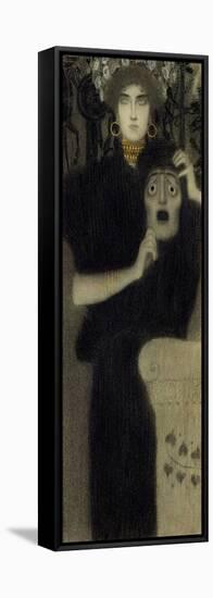 Study for the Allegory of Tragedy-Gustav Klimt-Framed Stretched Canvas