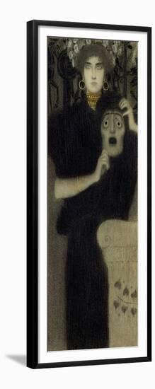 Study for the Allegory of Tragedy-Gustav Klimt-Framed Giclee Print