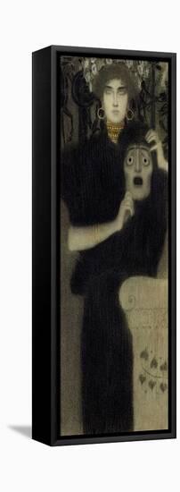 Study for the Allegory of Tragedy-Gustav Klimt-Framed Stretched Canvas