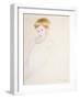 Study for the Baby for the Caress, C.1902-Mary Cassatt-Framed Giclee Print