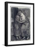 Study for "The Bereavement", 1974-Evelyn Williams-Framed Giclee Print