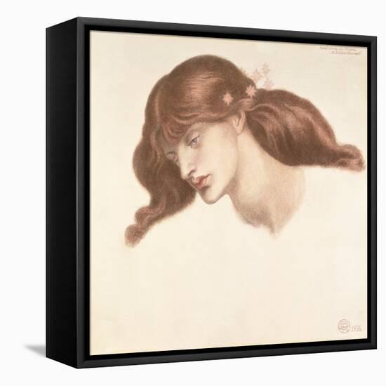 Study for the Blessed Damozel, 1876-Dante Gabriel Rossetti-Framed Stretched Canvas