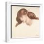 Study for the Blessed Damozel, 1876-Dante Gabriel Rossetti-Framed Giclee Print