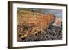 Study for "The Boulevard Des Capucines," 1874-Claude Monet-Framed Giclee Print