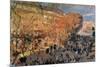 Study for "The Boulevard Des Capucines," 1874-Claude Monet-Mounted Giclee Print