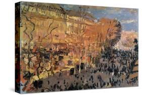 Study for "The Boulevard Des Capucines," 1874-Claude Monet-Stretched Canvas