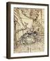 Study for the Cafe Terrace at Night-Vincent van Gogh-Framed Giclee Print