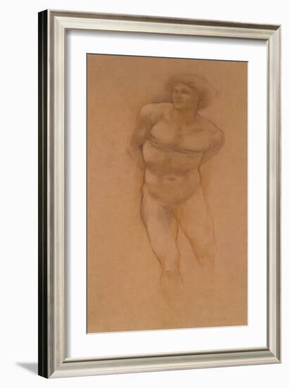 Study for 'The Car of Love'-Edward Burne-Jones-Framed Giclee Print