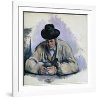 Study for The Cardplayers-Paul Cézanne-Framed Giclee Print