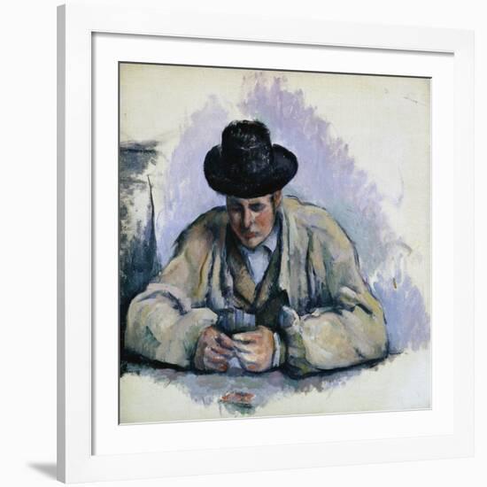 Study for The Cardplayers-Paul Cézanne-Framed Giclee Print