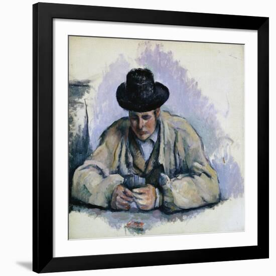 Study for The Cardplayers-Paul Cézanne-Framed Giclee Print