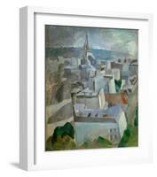 Study for "The City Paris", 1909-Robert Delaunay-Framed Giclee Print