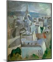 Study for "The City Paris", 1909-Robert Delaunay-Mounted Giclee Print