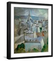 Study for "The City Paris", 1909-Robert Delaunay-Framed Giclee Print