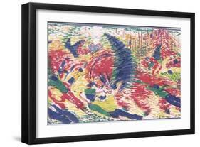 Study for 'The City Rises', 1910-Umberto Boccioni-Framed Giclee Print