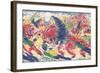 Study for 'The City Rises', 1910-Umberto Boccioni-Framed Giclee Print