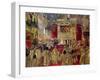 Study for the Coronation of Tsar Nicholas II (1868-1918) and Tsarina Alexandra (1872-1918)-Henri Gervex-Framed Giclee Print