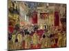 Study for the Coronation of Tsar Nicholas II (1868-1918) and Tsarina Alexandra (1872-1918)-Henri Gervex-Mounted Premium Giclee Print