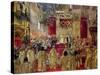 Study for the Coronation of Tsar Nicholas II (1868-1918) and Tsarina Alexandra (1872-1918)-Henri Gervex-Stretched Canvas