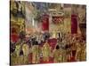 Study for the Coronation of Tsar Nicholas II (1868-1918) and Tsarina Alexandra (1872-1918)-Henri Gervex-Stretched Canvas