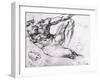 Study for the Creation of Adam-Michelangelo Buonarroti-Framed Giclee Print