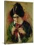 Study for the Crochet Worker, Miss Mary Ann Purdon-William Etty-Stretched Canvas