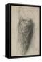 Study for the Drapery of a Man in Back View-Raphael-Framed Stretched Canvas