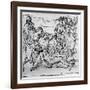 Study for the Entombment, 1913-Raphael-Framed Giclee Print