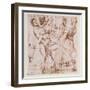 Study for the "Entombment" in the Galleria Borghese, Rome-Raphael-Framed Giclee Print