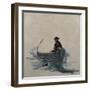 Study for the Escape from Rochefort, 1881-Henri Edmond Cross-Framed Giclee Print