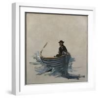 Study for the Escape of Rochefort, 1881-Edouard Manet-Framed Giclee Print