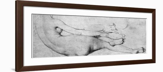 Study for the Grande Odalisque-Jean-Auguste-Dominique Ingres-Framed Premium Giclee Print