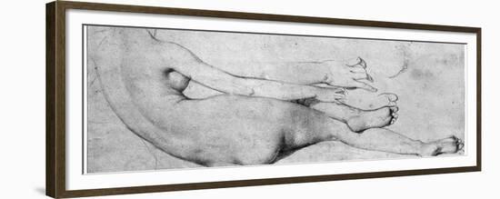 Study for the Grande Odalisque-Jean-Auguste-Dominique Ingres-Framed Premium Giclee Print