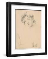 Study for the Head of a Girl, c.1900-Philip Leslie Hale-Framed Giclee Print