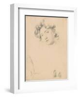 Study for the Head of a Girl, c.1900-Philip Leslie Hale-Framed Giclee Print