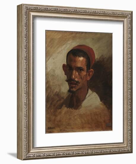 Study for the Head of a Young Arab, C.1860-62-Isidore Pils-Framed Giclee Print