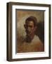 Study for the Head of a Young Arab, C.1860-62-Isidore Pils-Framed Giclee Print