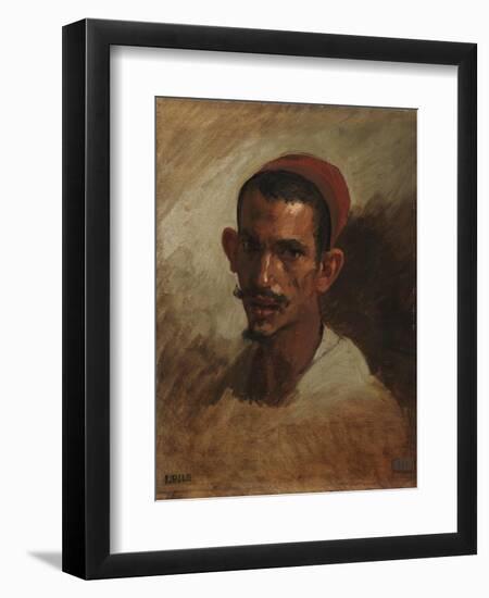 Study for the Head of a Young Arab, C.1860-62-Isidore Pils-Framed Giclee Print