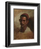 Study for the Head of a Young Arab, C.1860-62-Isidore Pils-Framed Giclee Print