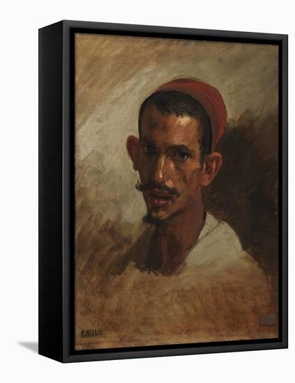 Study for the Head of a Young Arab, C.1860-62-Isidore Pils-Framed Stretched Canvas