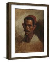 Study for the Head of a Young Arab, C.1860-62-Isidore Pils-Framed Giclee Print