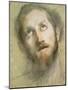 Study for the Head of Christ-Federico Fiori Barocci-Mounted Giclee Print