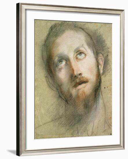 Study for the Head of Christ-Federico Fiori Barocci-Framed Giclee Print