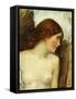 Study for the Head of Echo-John William Waterhouse-Framed Stretched Canvas
